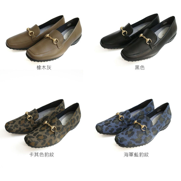 經典不敗 日本製真皮馬蹄釦樂福鞋【PO5807】