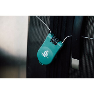 浪人祭 X FEDERAL LOCK - 353 多功能萬用鋼繩密碼鎖（孔雀綠）