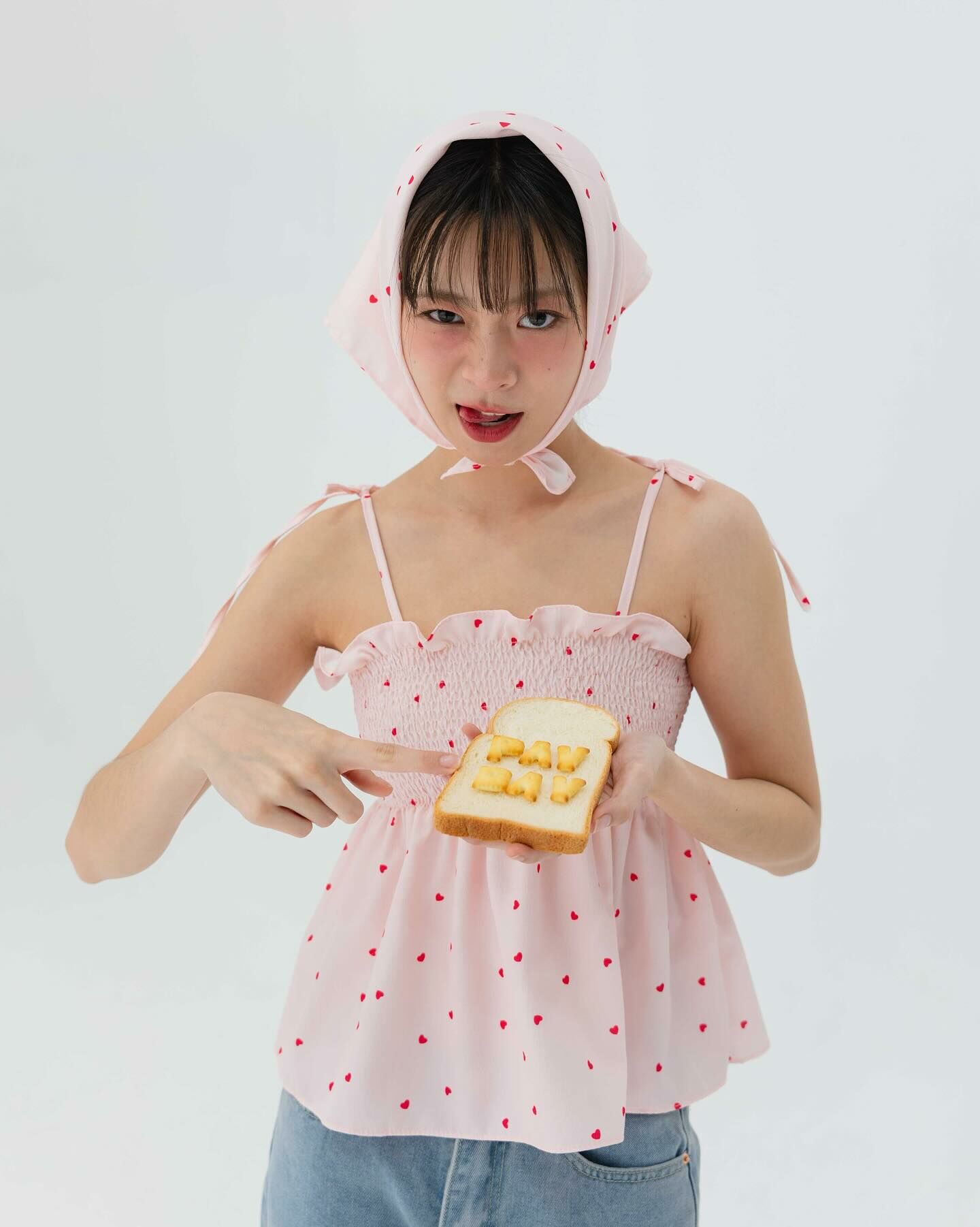 Kimmame - Bow Spaghetti 吊帶背心