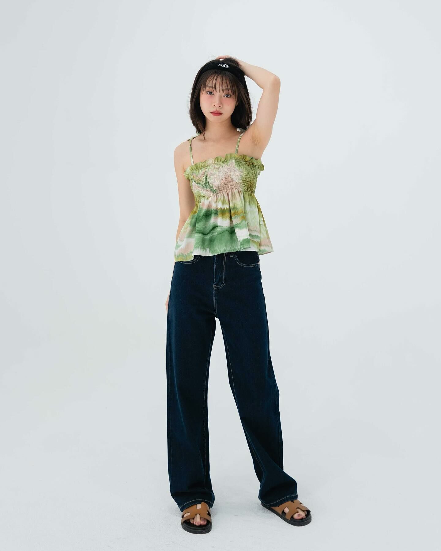 【現貨】Kimmame - Bow Spaghetti 吊帶背心