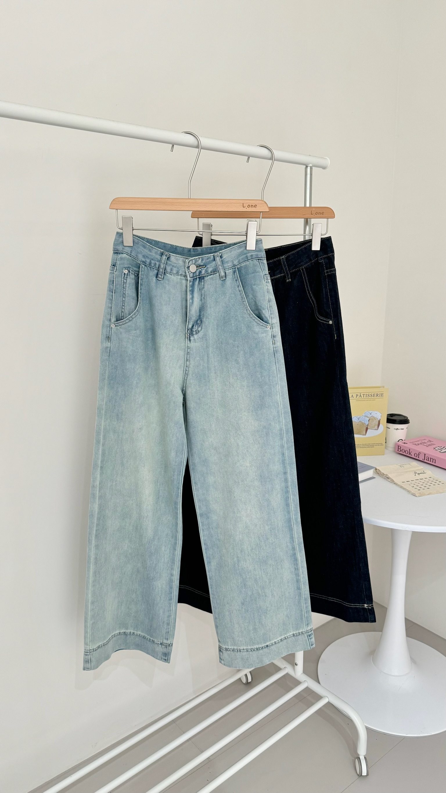 褲管車線牛仔褲