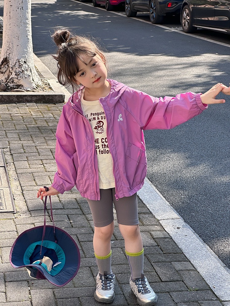 透氣連帽防曬外套