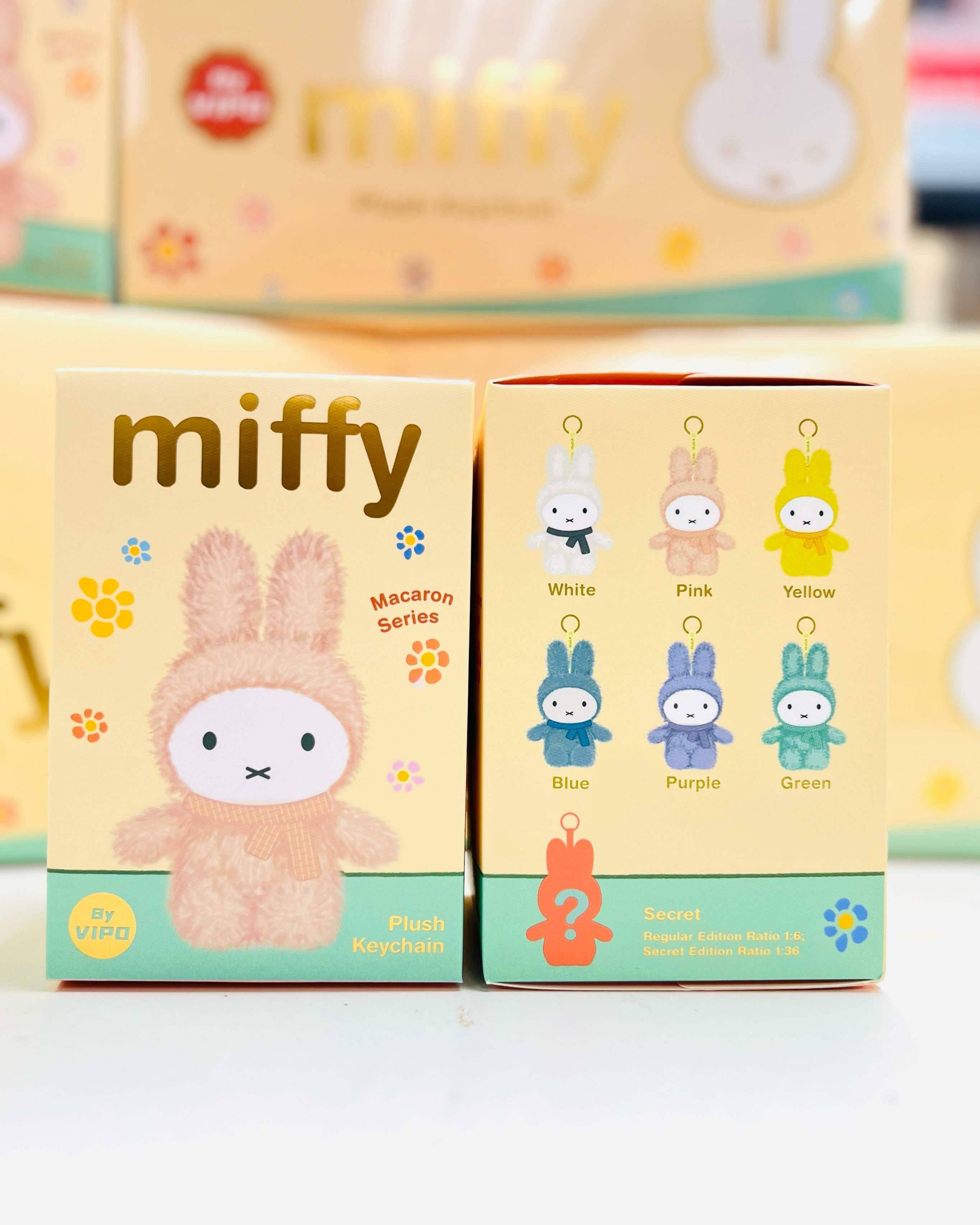 Miffy Sitting Plush Macaron Series Blind Box Series 1 (VIPO)