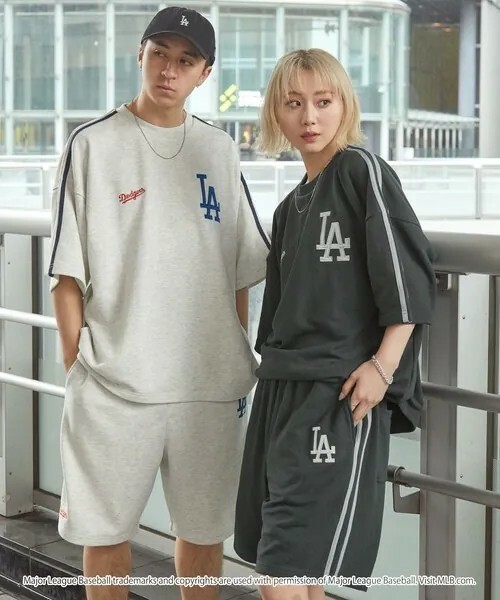 <套裝無預警大特價...限時收單‼️> MLB 美國職業棒球 大聯盟 刺繡短袖 運動衫 短褲套裝