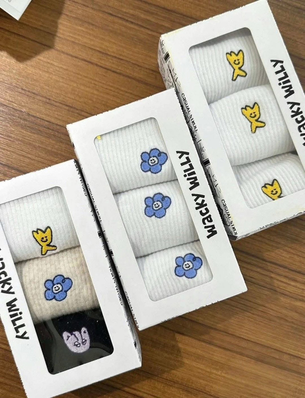 韓國 WACKY WILLY小飛人 襪子套組