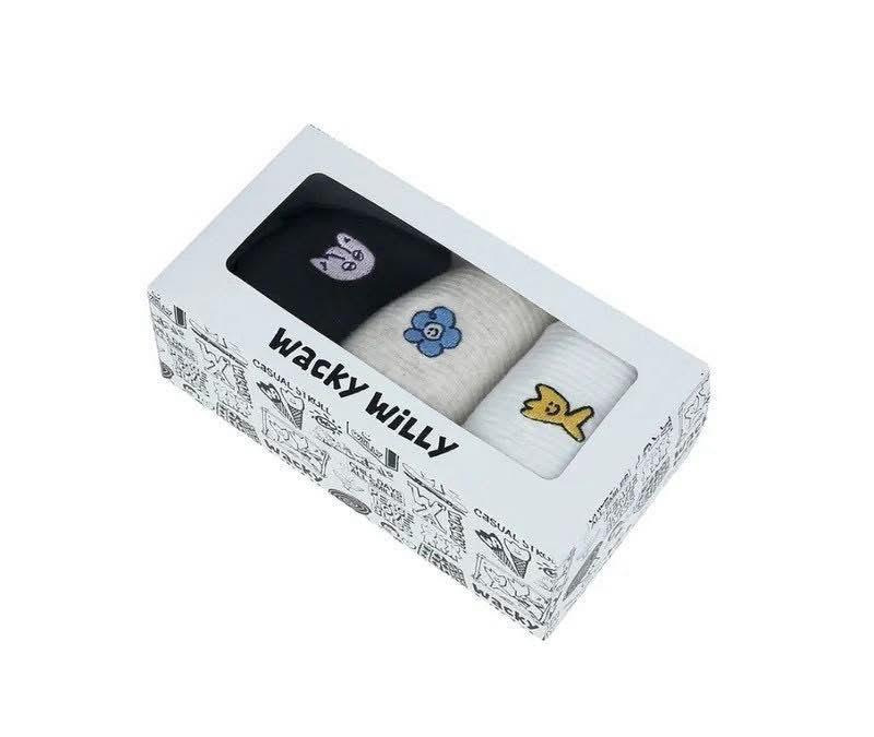 韓國 WACKY WILLY小飛人 襪子套組