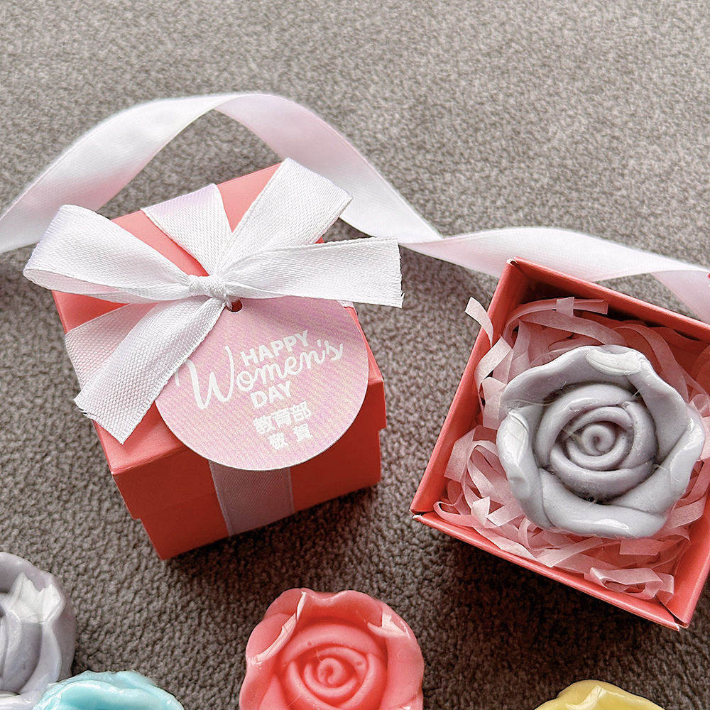 Pink粉紅盒裝泰迪熊香皂