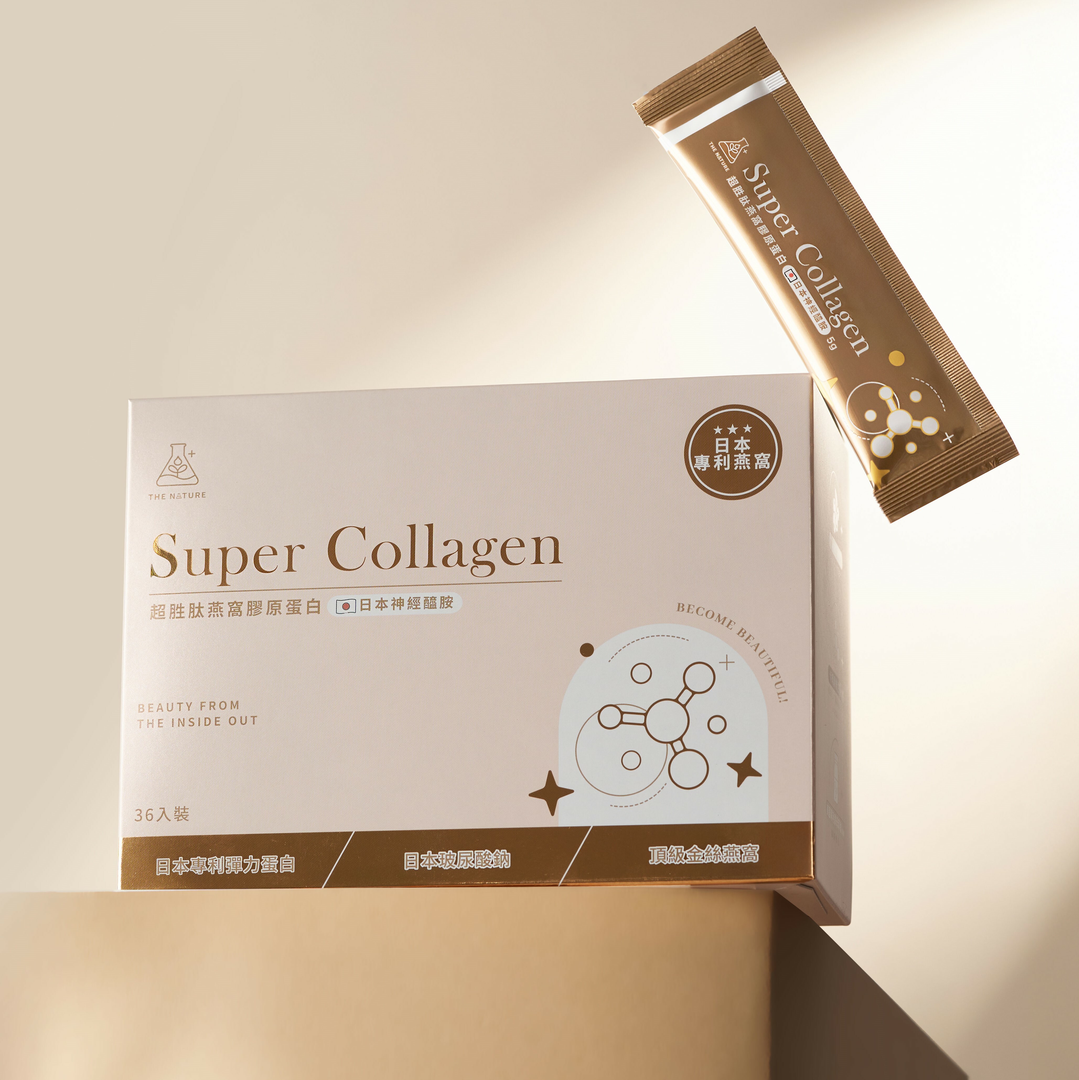 自然實驗室｜SC超胜肽燕窩膠原蛋白