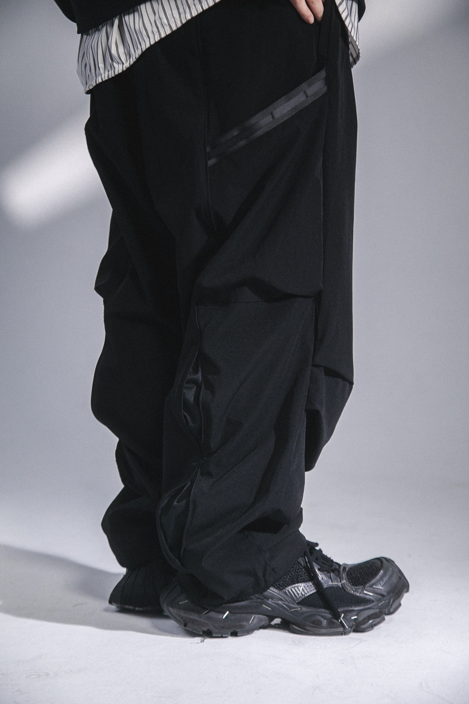 Sativa 2025S/S WS-02 “MultiModal” Military Pants 錐型褲 長褲 黑 鐵灰