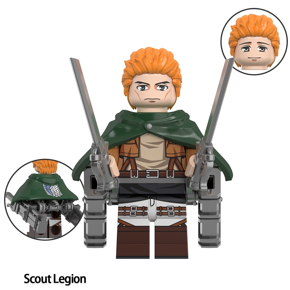 Attack On Titan Scout legion Custom Minifigures Minifigs Fit Lego WM2584
