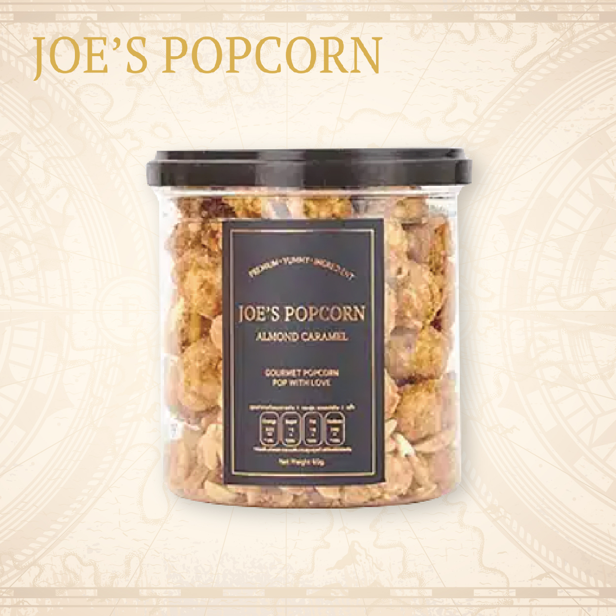 JOE'S POPCORN 泰國特色手工爆谷 (杏仁焦糖味) 70g