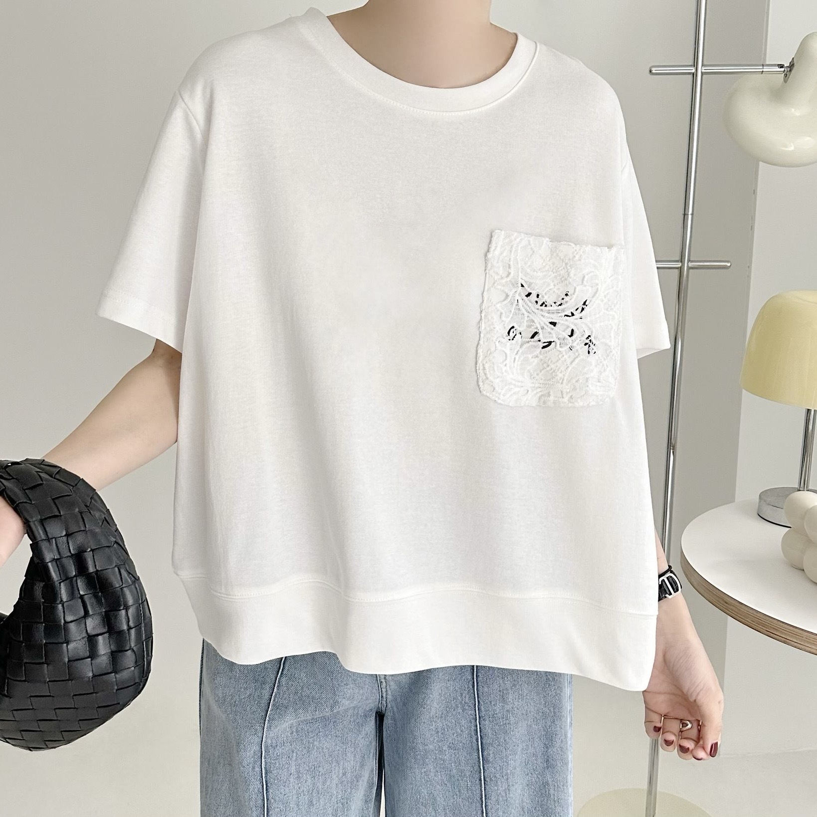 【BONNIE】通花袋短袖TOP