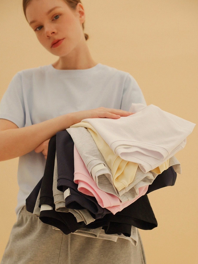 不後悔包色款~輕鬆日常風正韓素Ｔ