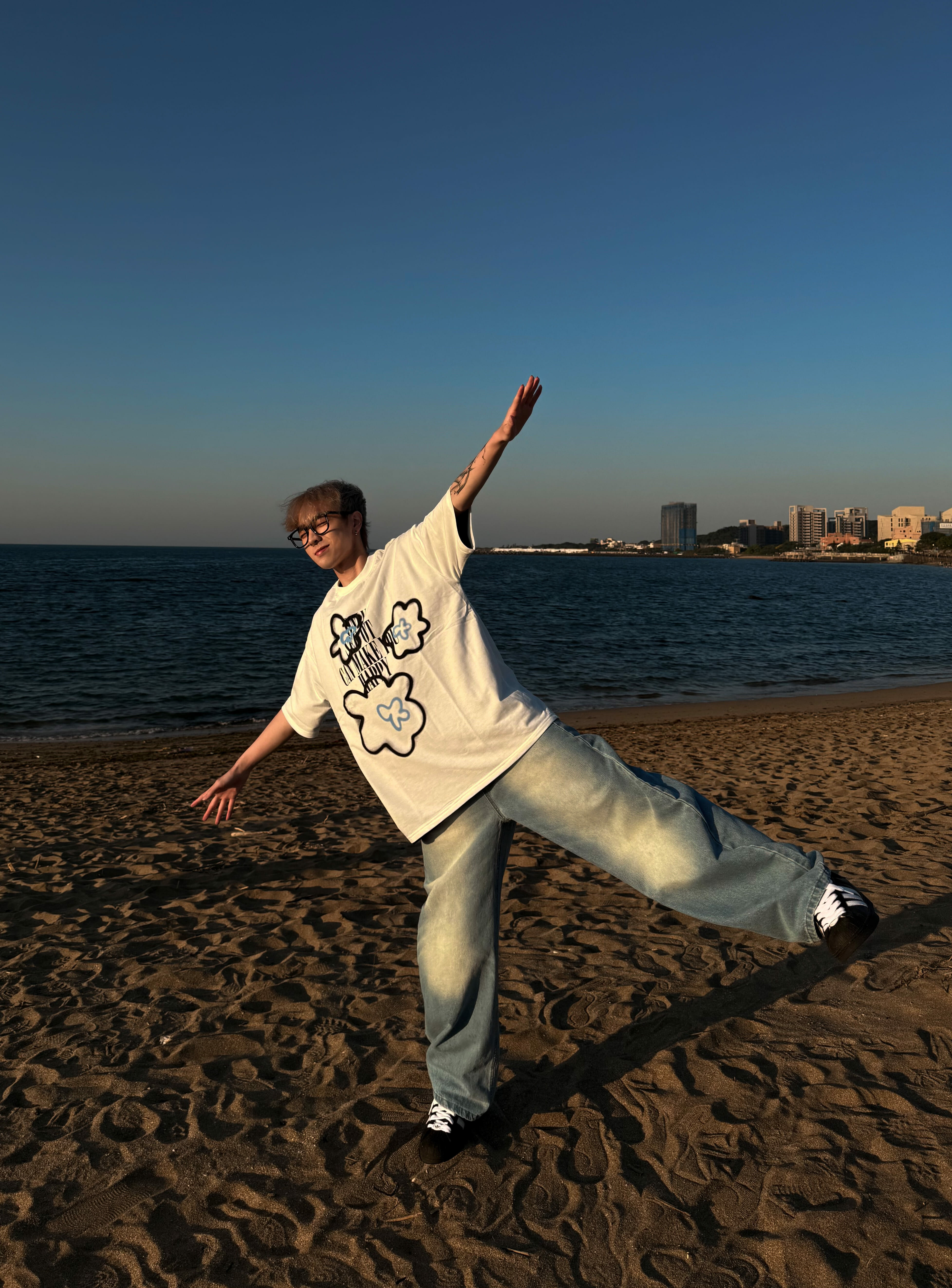 (現貨) 韓系噴墨印花短袖