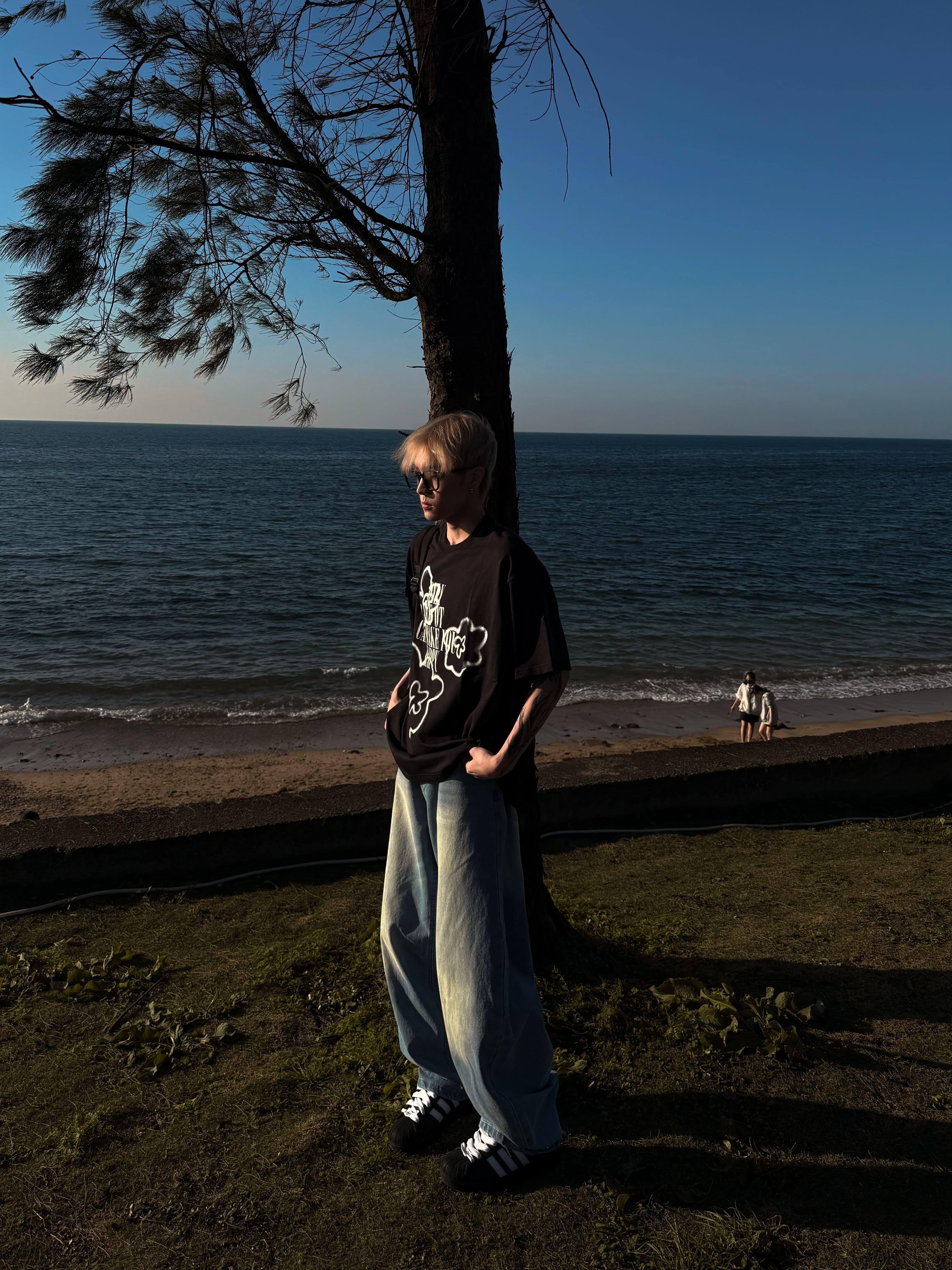 (現貨) 韓系噴墨印花短袖