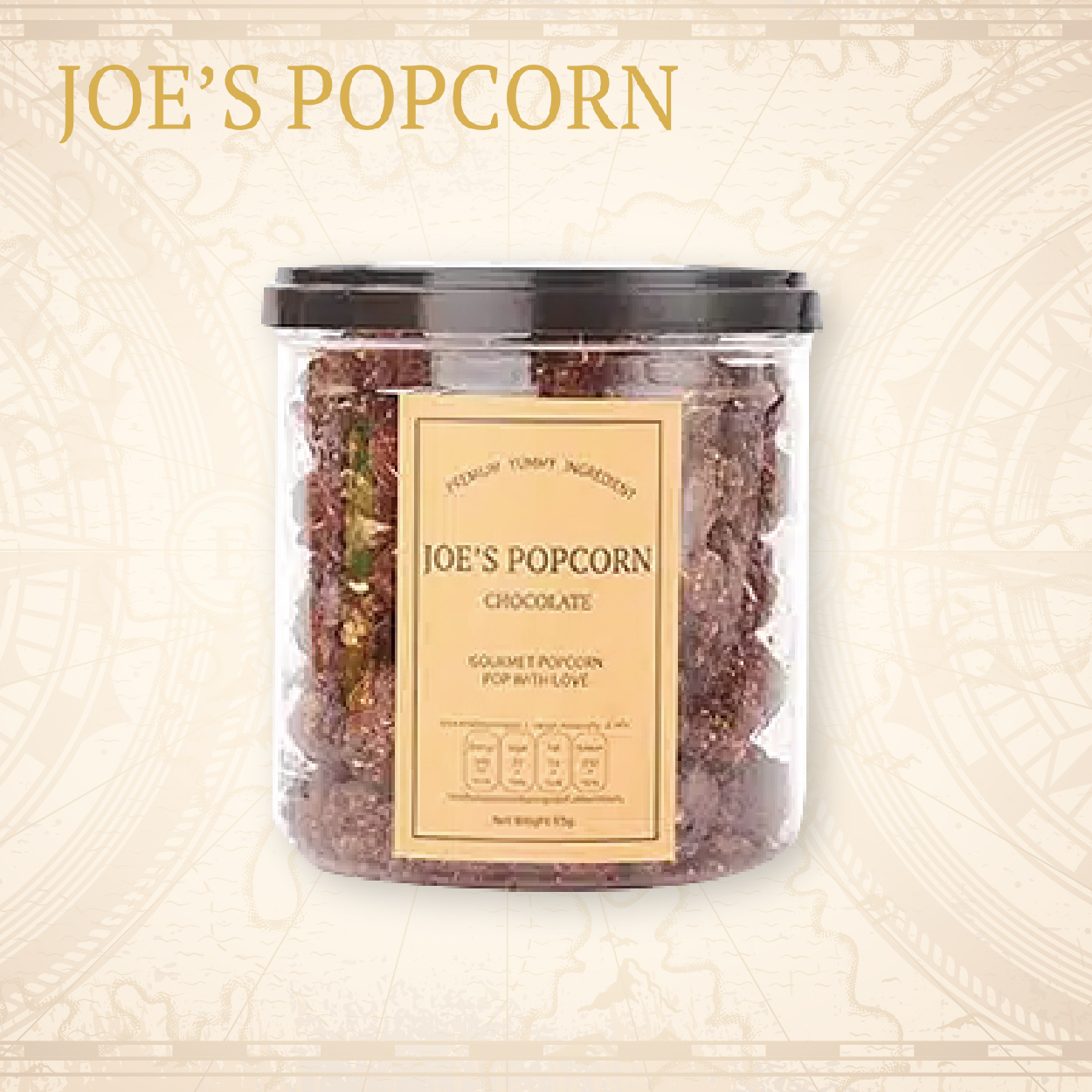 JOE'S POPCORN 泰國特色手工爆谷 (朱古力味) 60g