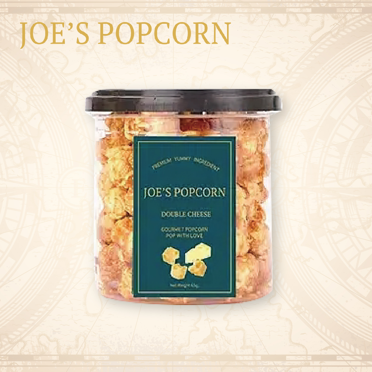 JOE'S POPCORN 泰國特色手工爆谷 (雙重芝士味) 40g