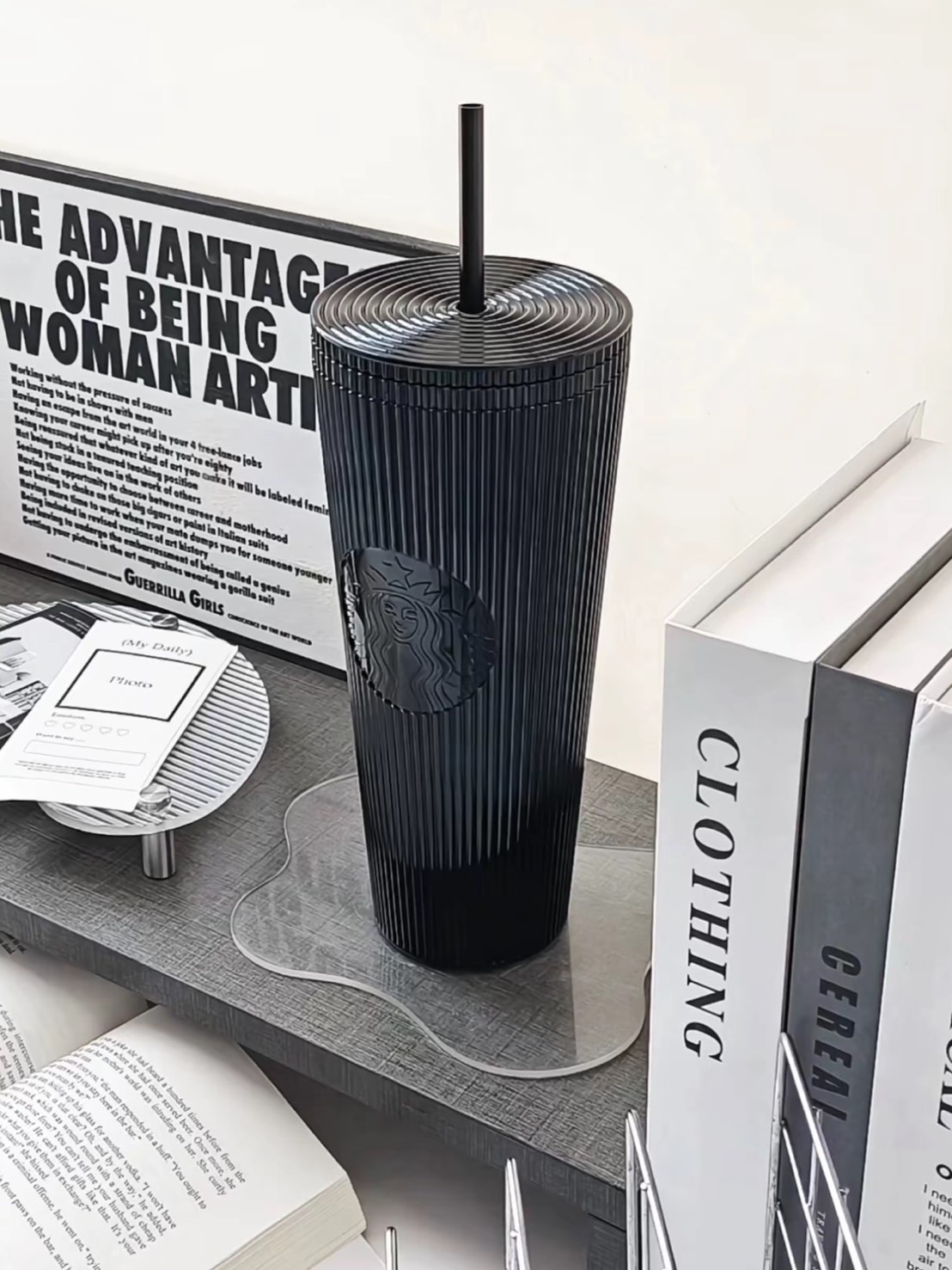 STARBUCKS 星巴克 酷黑 吸管杯