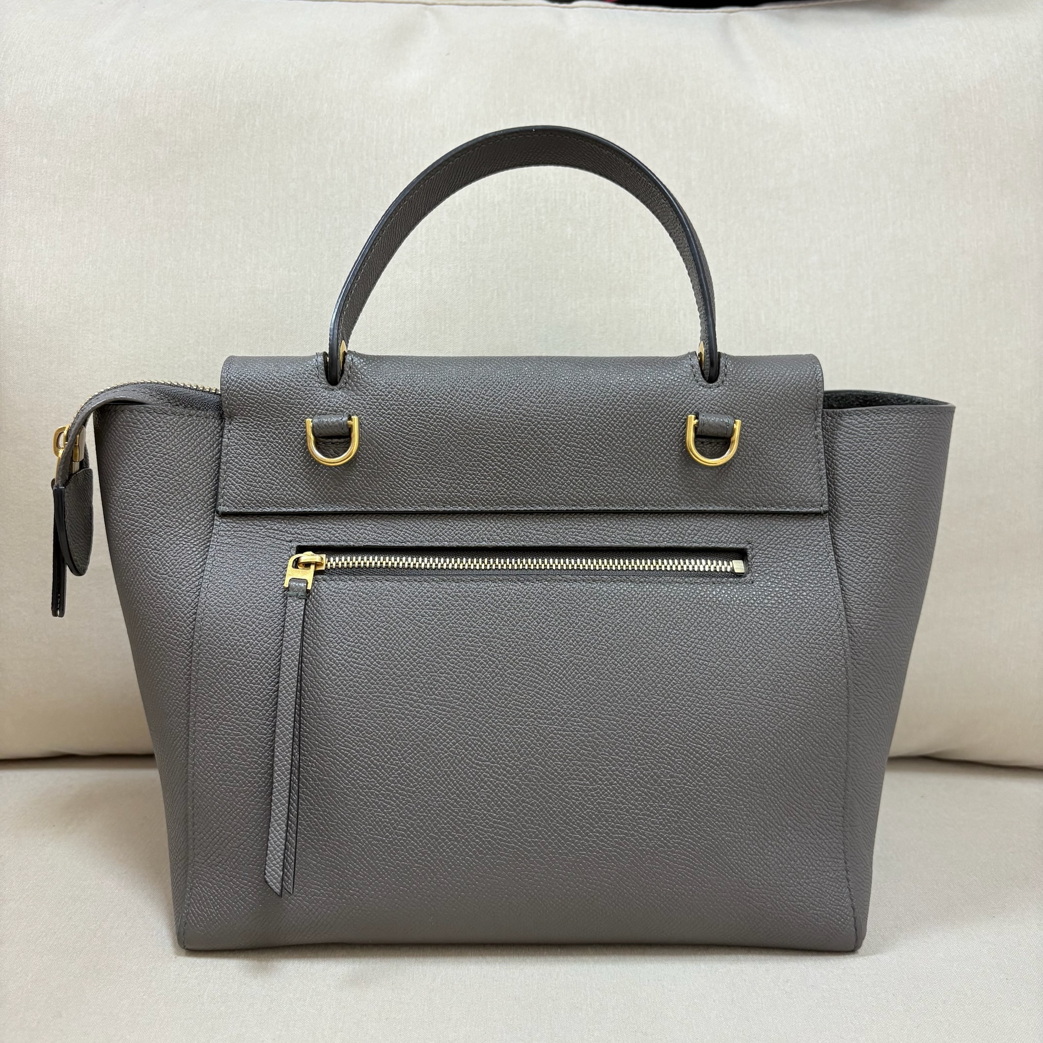 Celine Mirco Belt Bag  - Grey / Ghw