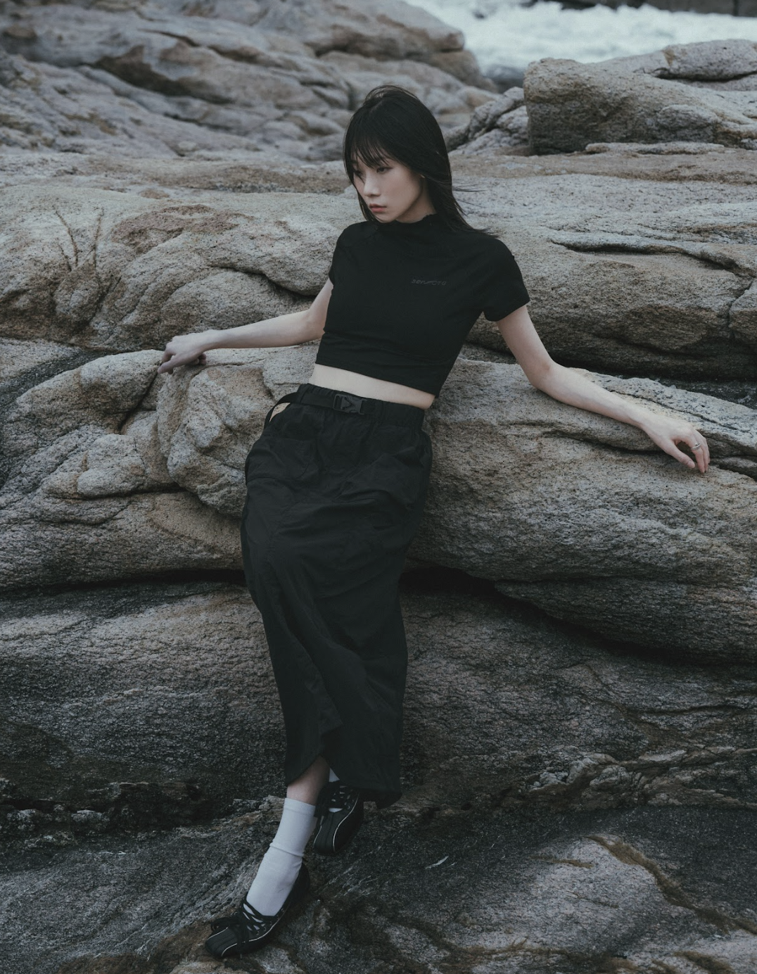 [現貨] OCTO x Sense Fissure Technical skirts Black | S25-OS-WS