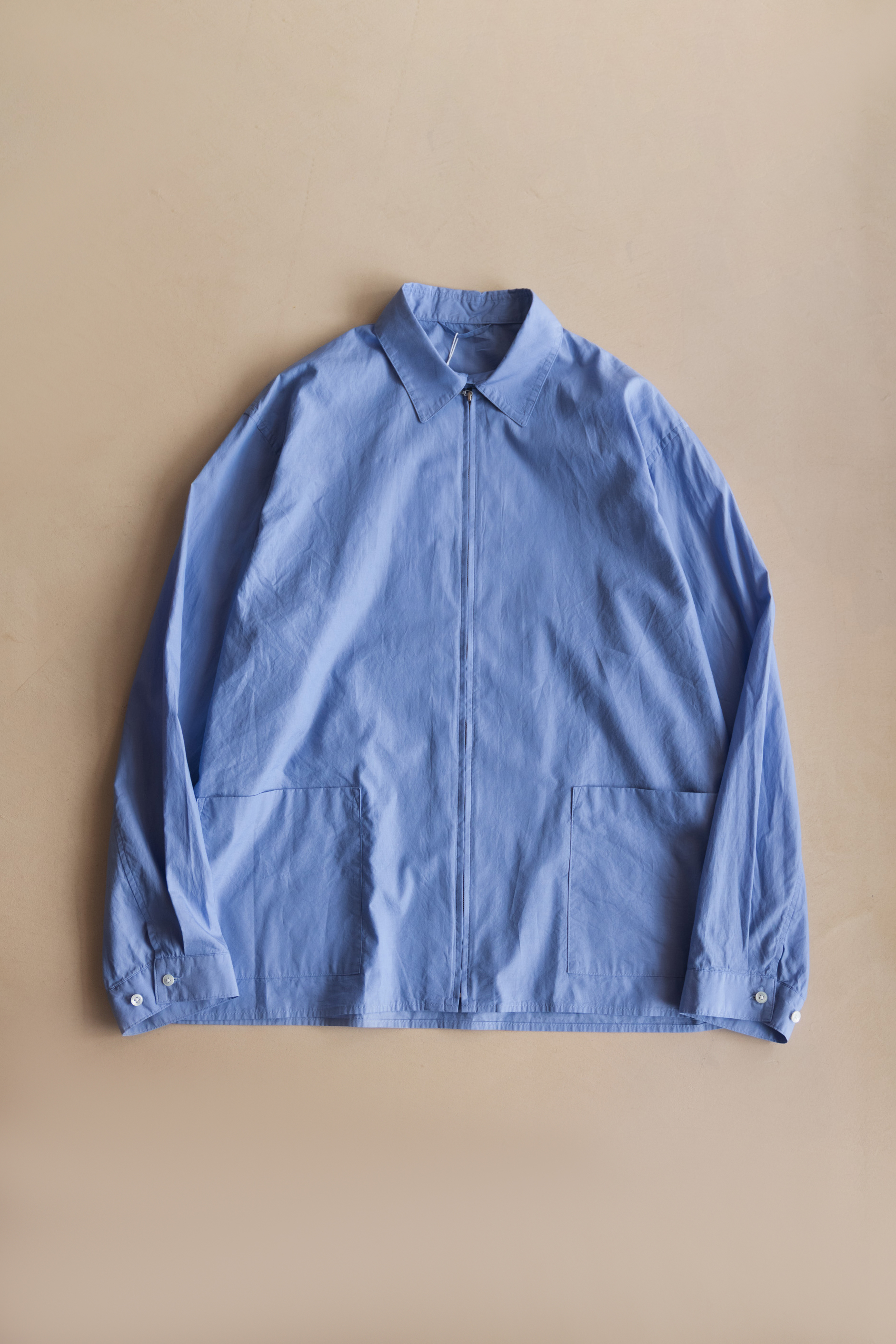 BLURHMS CHAMBRAY ZIP SHIRT (3COL)