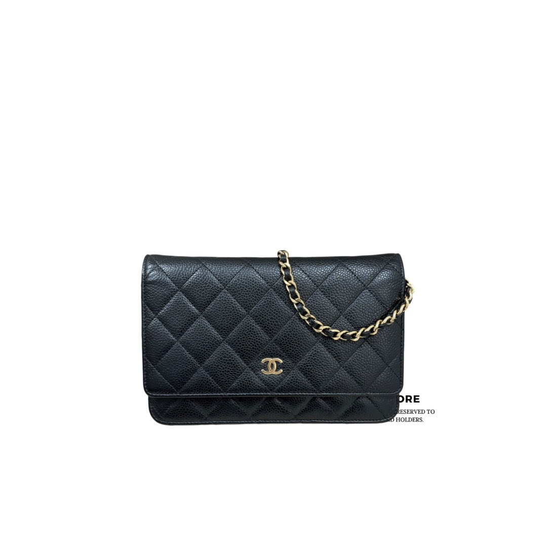 Chanel WOC - Black / Ghw