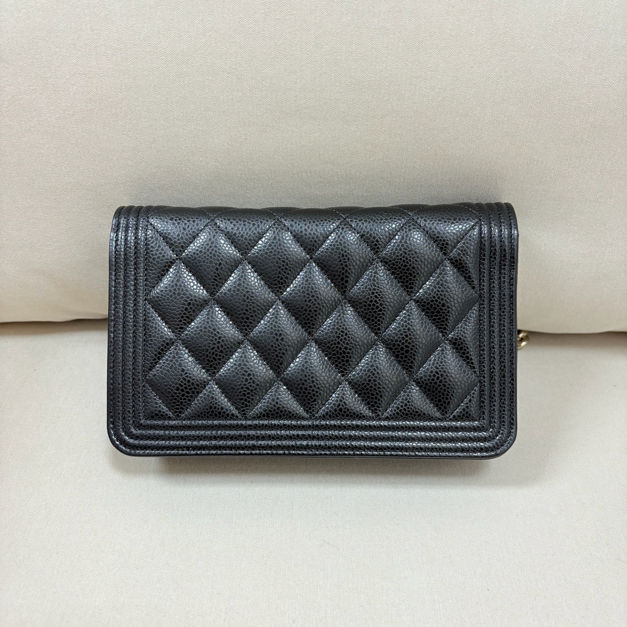 Chanel Boy WOC - Black / Ghw