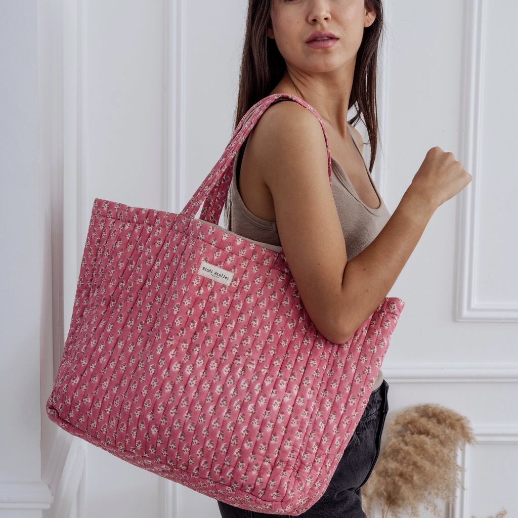 亞提玫瑰紅 | 托特包
