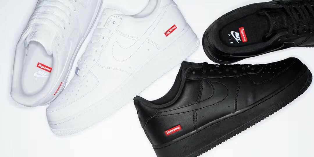 KTQ STORE ‧ Supreme x Nike Air Force 1 Low  白色 CU9225-100 黑色 CU9225-001