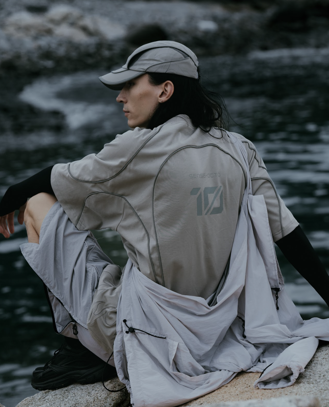 [現貨] OCTO x Sense Fire T-Shirt Bright Grey | S25-OS-MT2