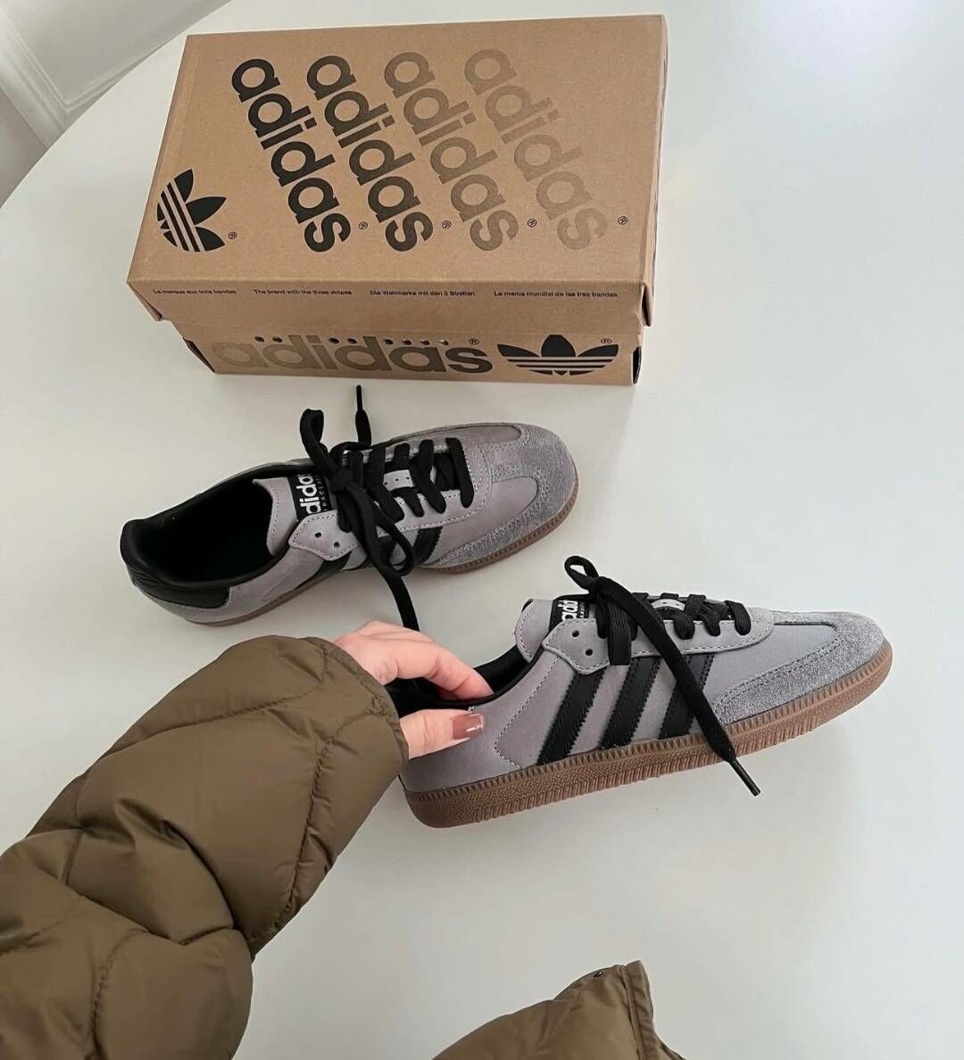 【代購】Samba Adidas Og 'Halo Silver Brown Desert'