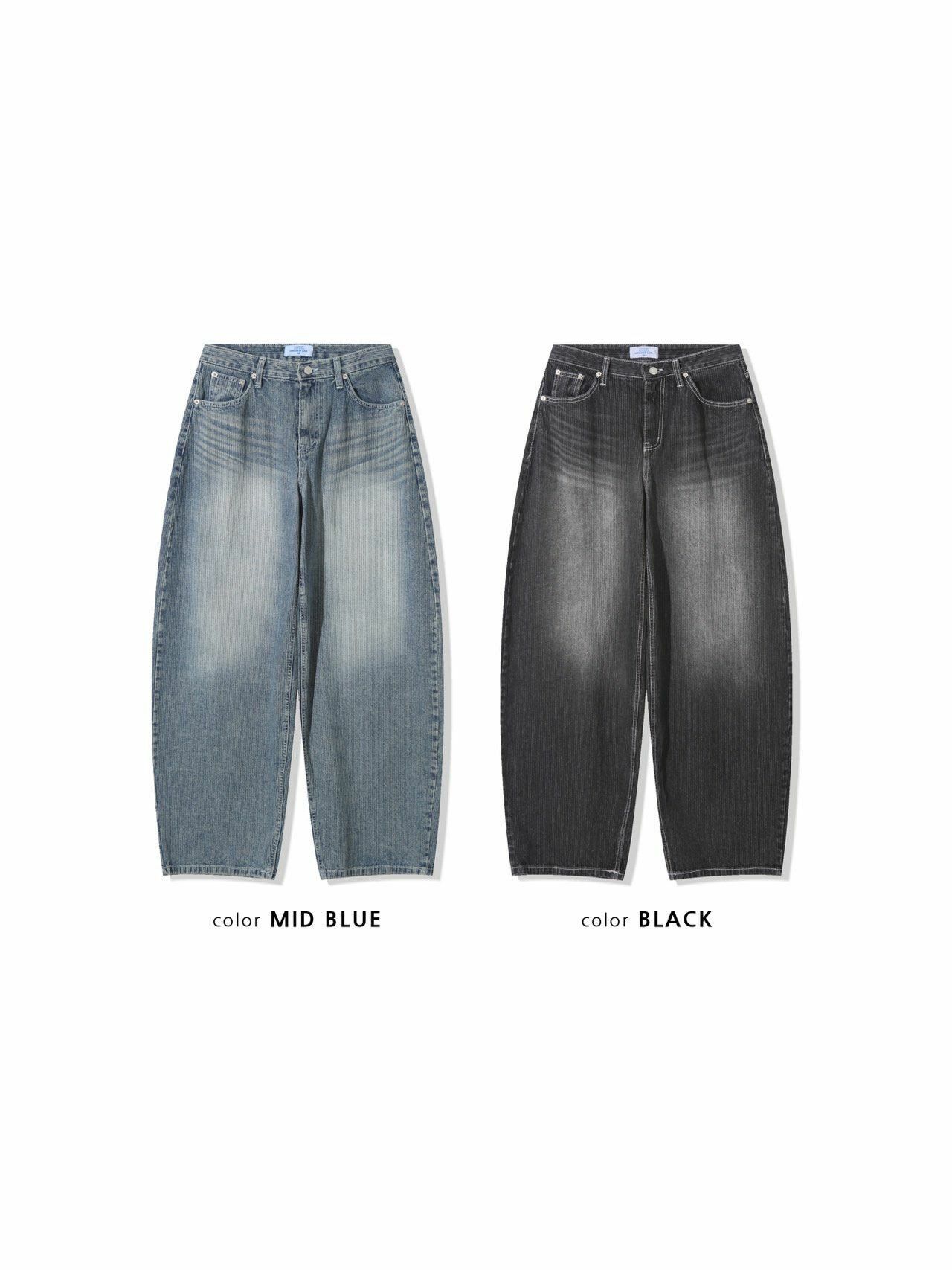 洗水鬆身牛仔褲 UNUSED-080P