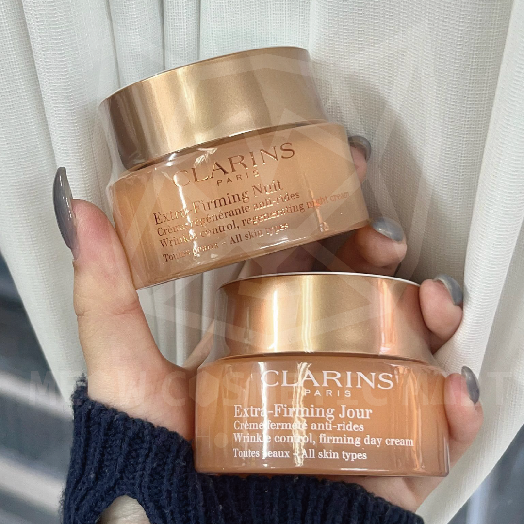 Clarins - 皇牌彈簧煥顏緊緻日晚霜套裝 50ml*2