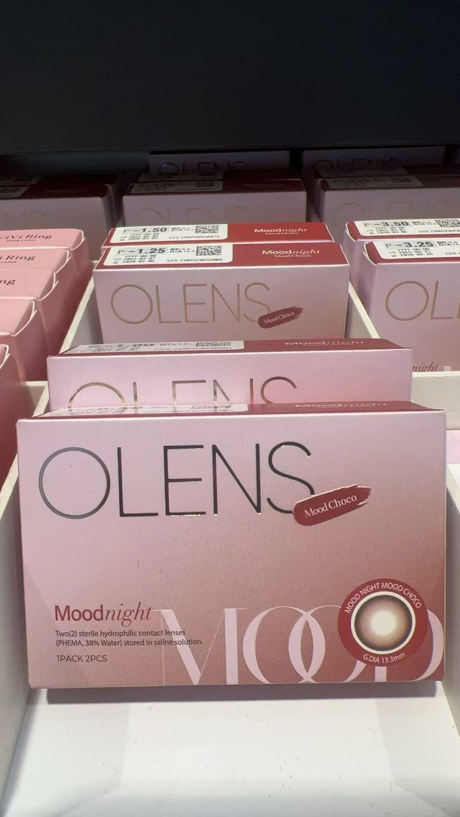 [月拋] OLENS 1 Month Mood Night Choco 月拋彩妝隱形眼鏡｜每盒2片