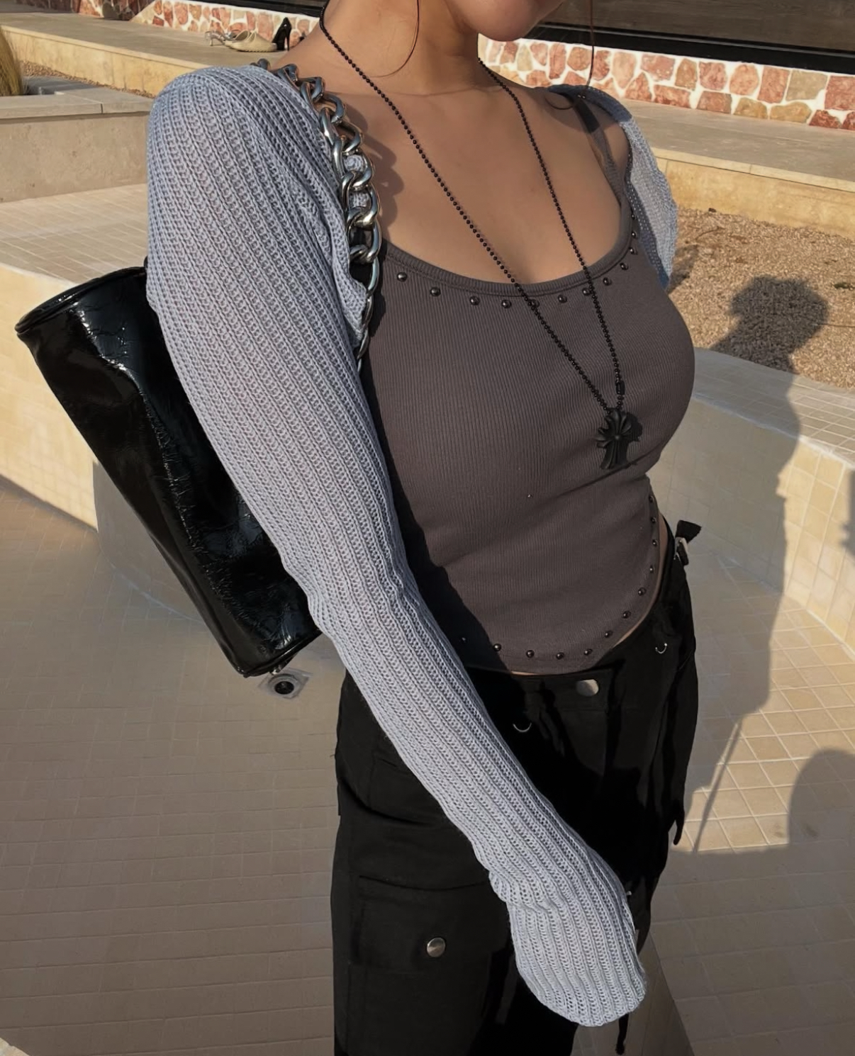 KR WAFFLE CARDIGAN CROP OUTTER (3 COLORS)