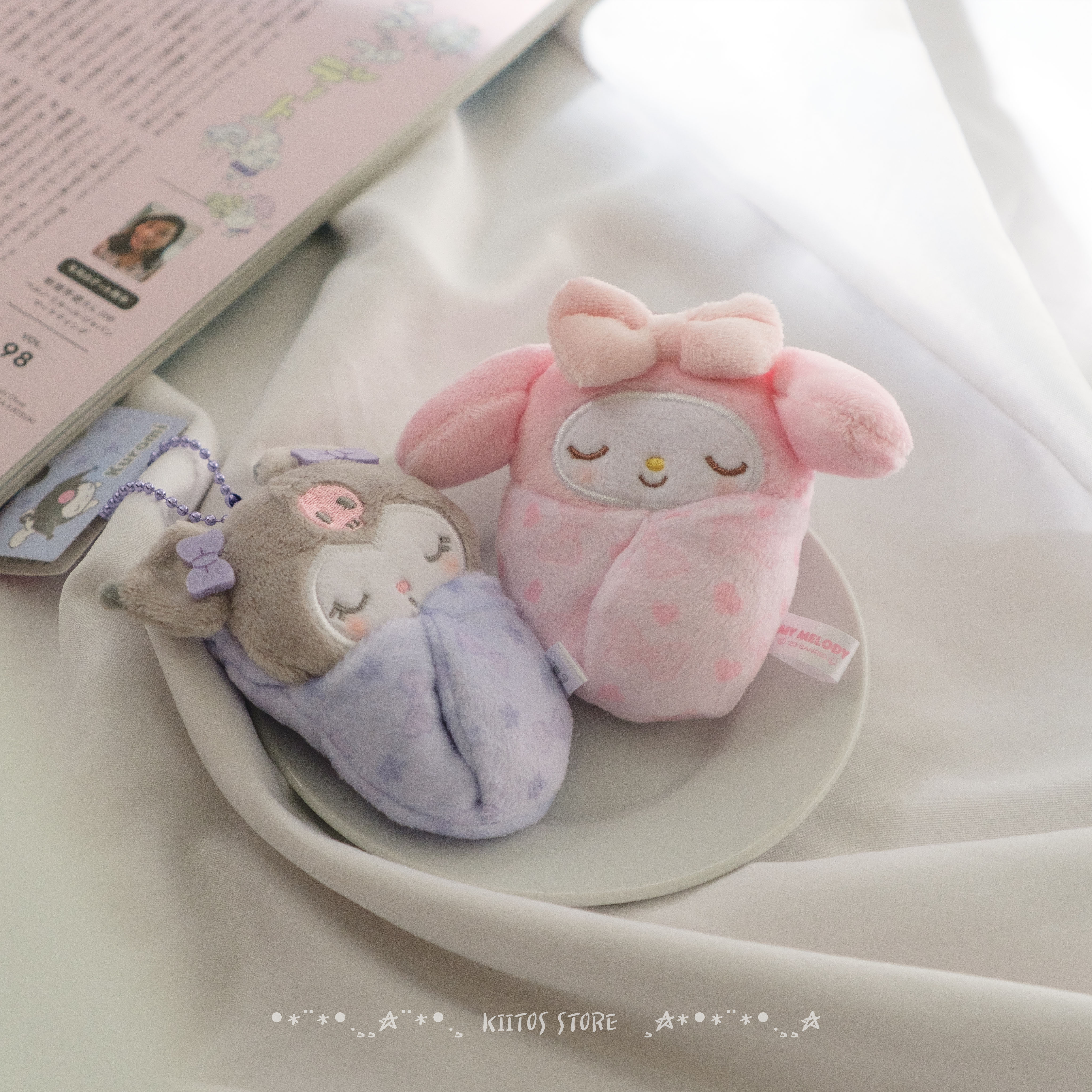 現貨 日本代購 sanrio 三麗鷗 襁褓嬰兒 絨毛玩偶吊飾