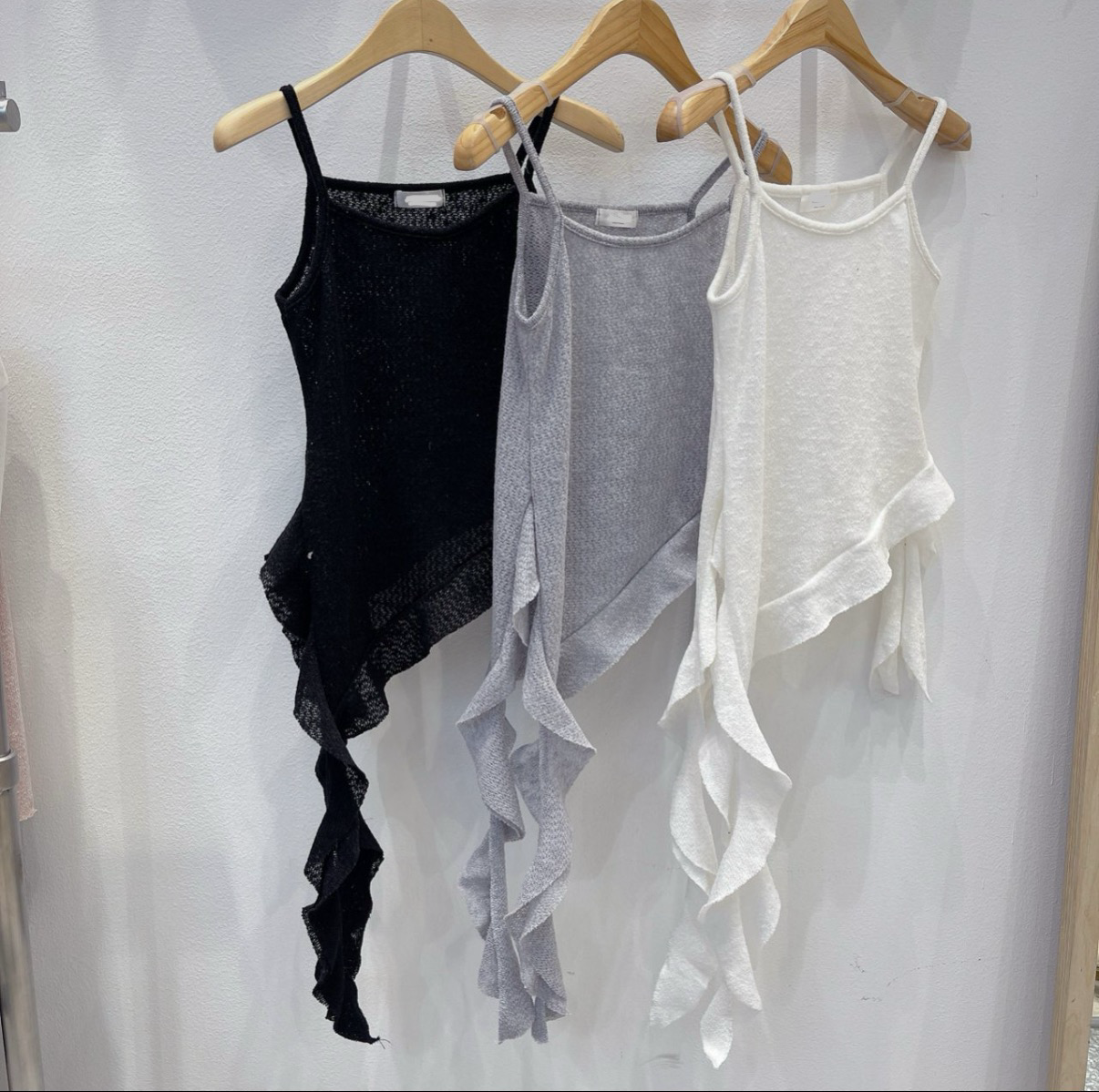 KR COOL WAFFLE RUFFLE TOP (3 COLORS)