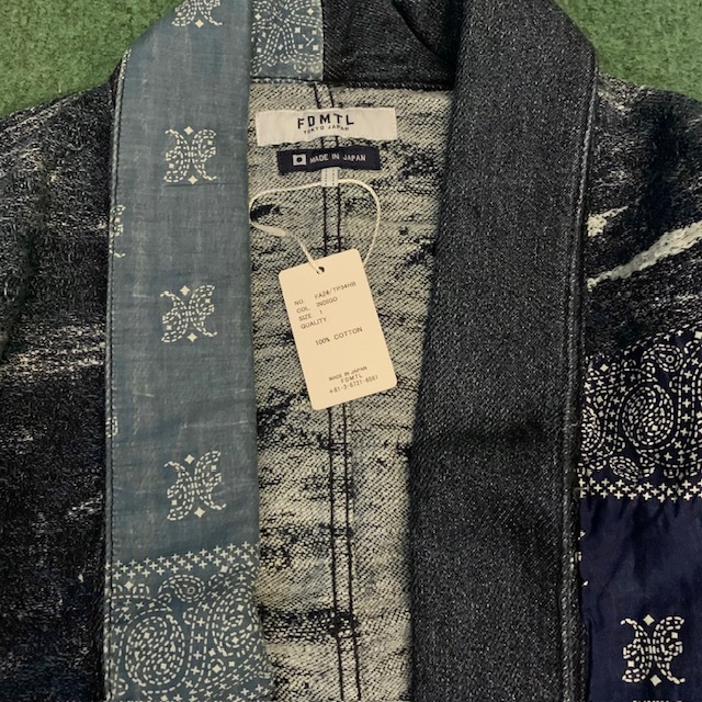FDMTL JAPAN JACQUARD DENIM HAORI 2 YEARS WASH JACKET *OVERSEAS EXCLUSIVE - SIZE 2 IN STOCK NOW (現貨發售中)