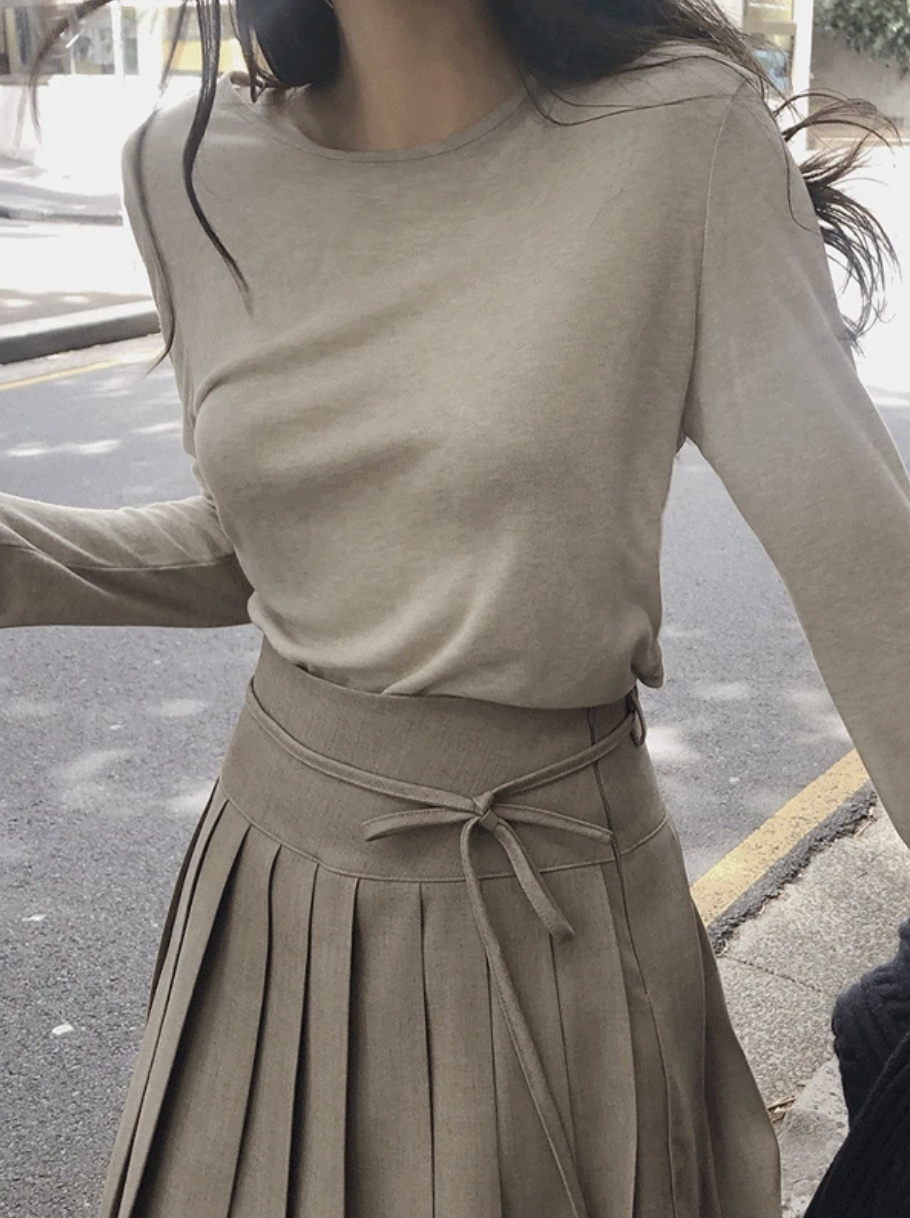 預訂｜SLOWAND #SLOWMADE 柔美版型羊毛T恤 (7 Color)