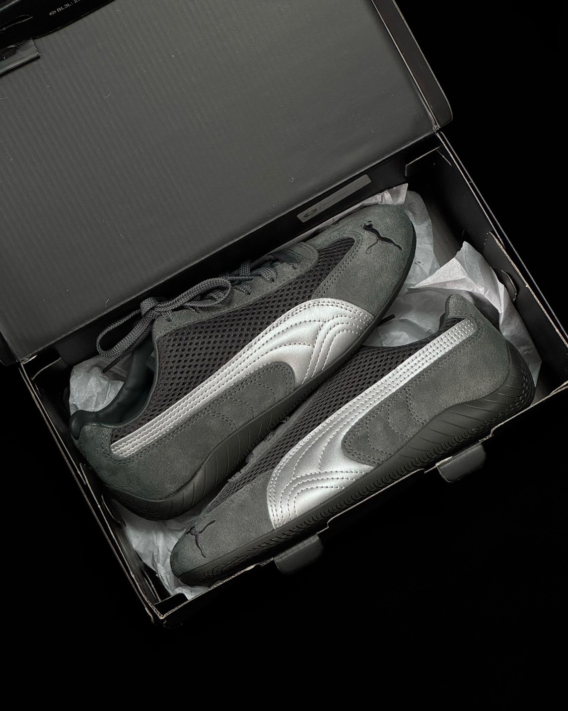 【現貨】Puma Speedcat Premium 賽車鞋 麂皮 炭灰銀 黑灰