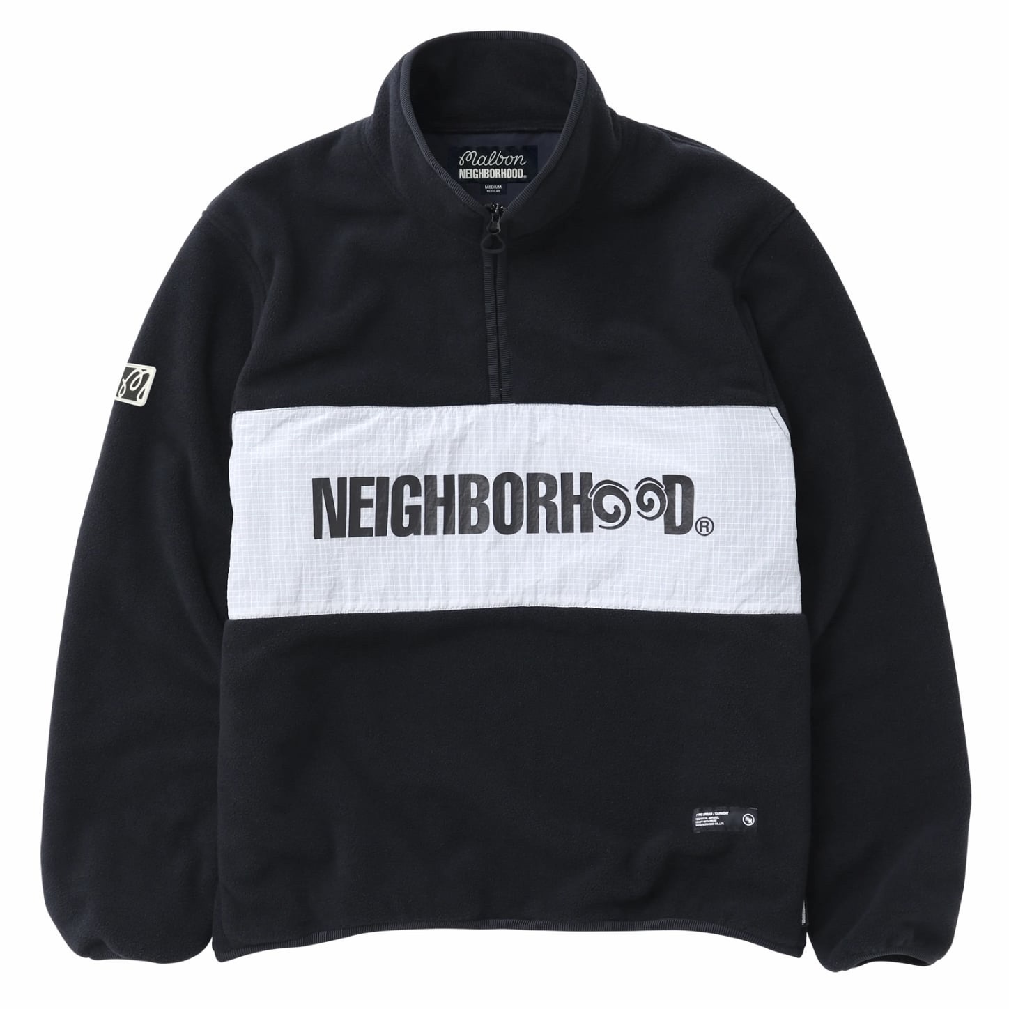 NEIGHBORHOOD NH X MALBON GOLF . POLAR JACKET (BLACK)