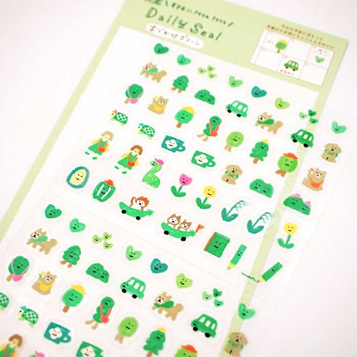 Furukawashiko Clear Sticker－ Daily Seal Series (Japanese Stationery Brand)