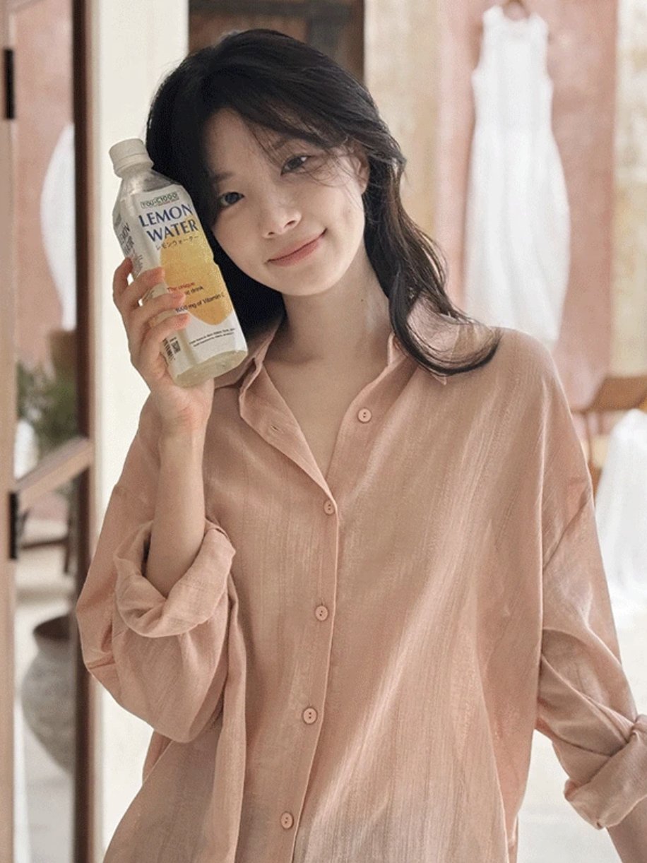 預訂｜SLOWAND #SLOWMADE 質感紋理感純色恤衫 (7 Color)