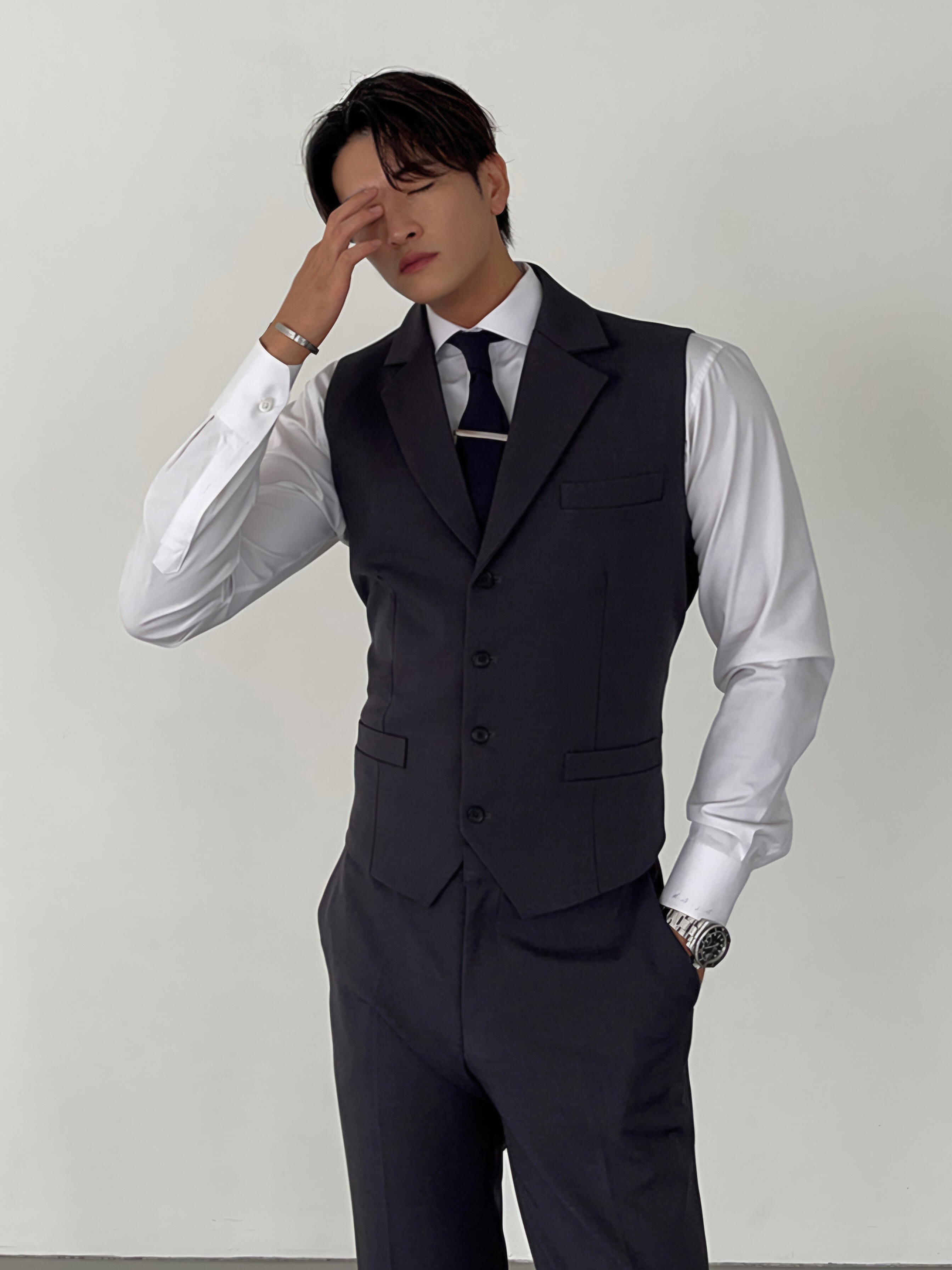 Duo Solid 西裝背心