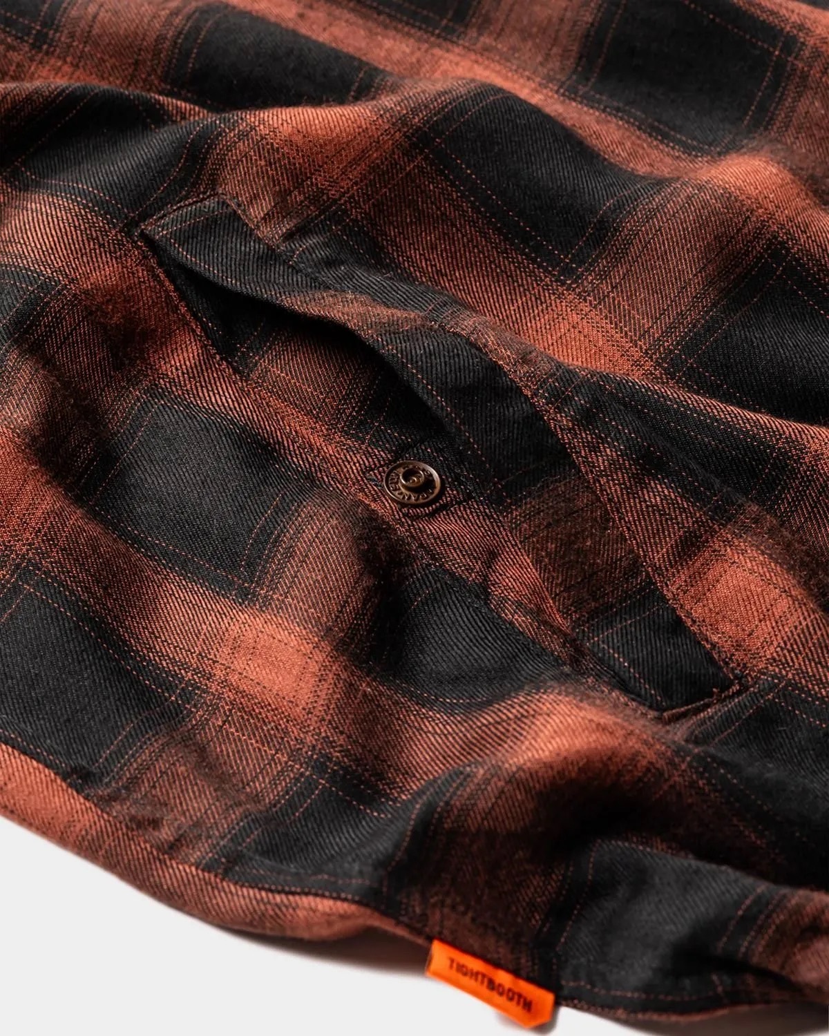 TIGHTBOOTH 25S/S PLAID HALF ZIP L/S SHIRT