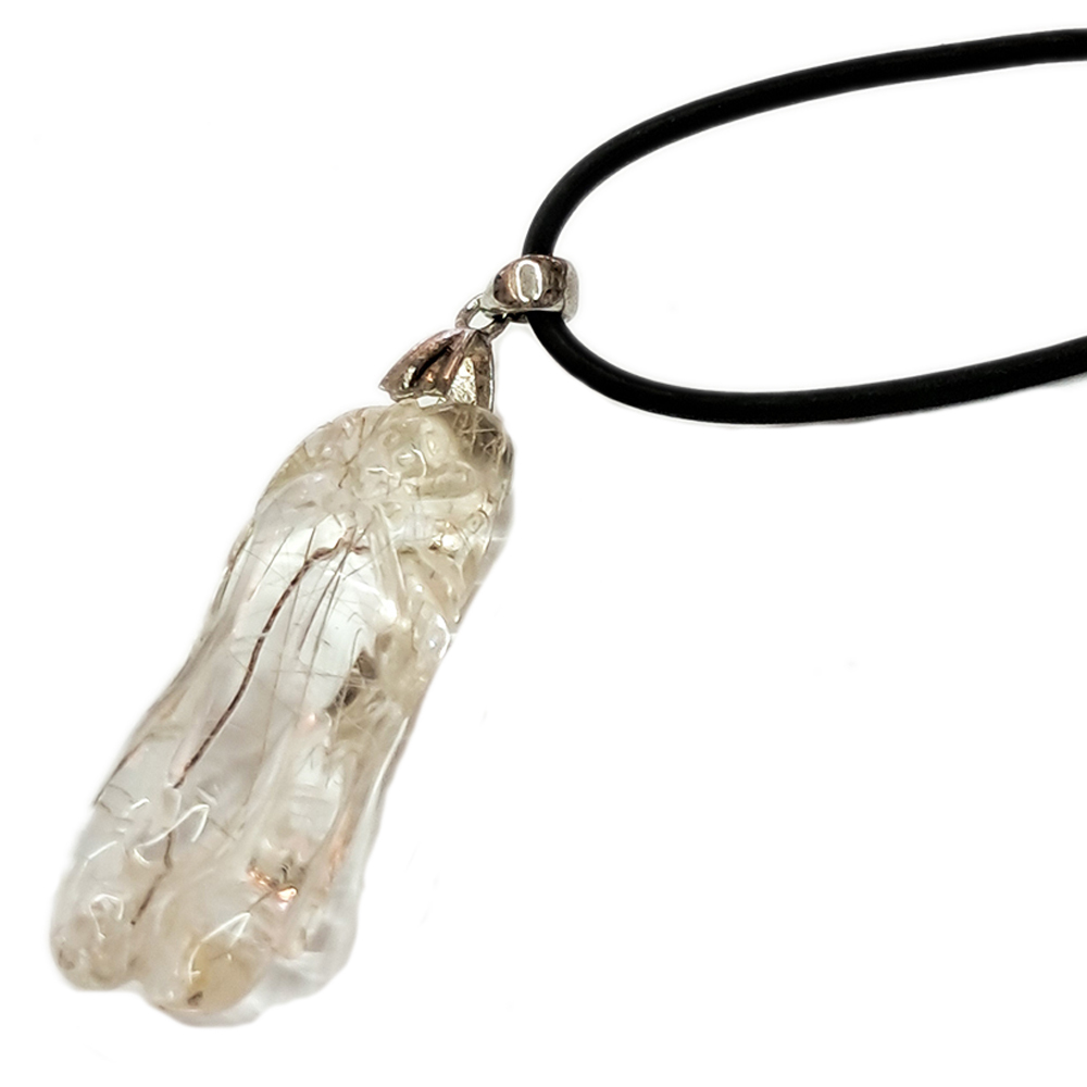 貔貅&佛手{銀}髮晶墜飾【十方】122297