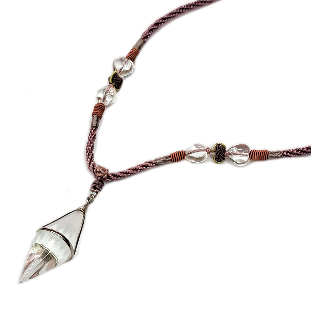 水晶{靈擺}中國結項鍊【十方】135125