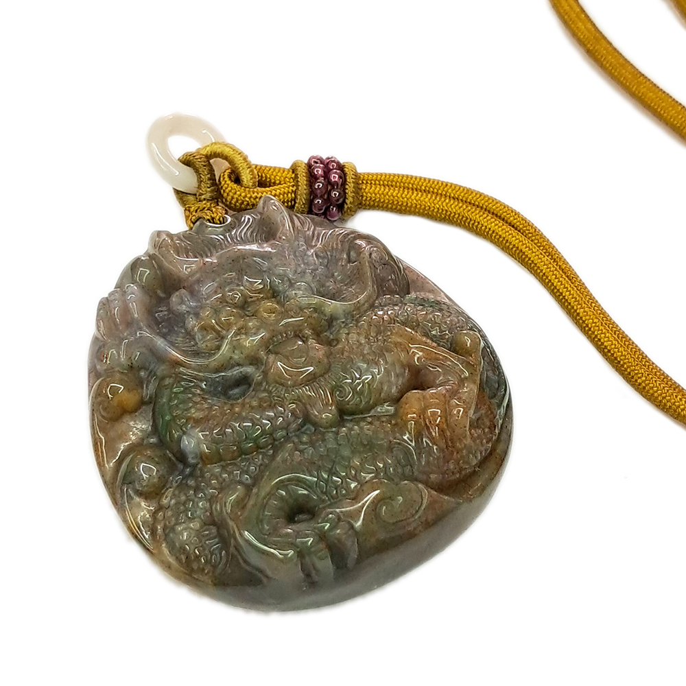 祥龍獻瑞{印度瑪瑙}項鍊【十方】135754