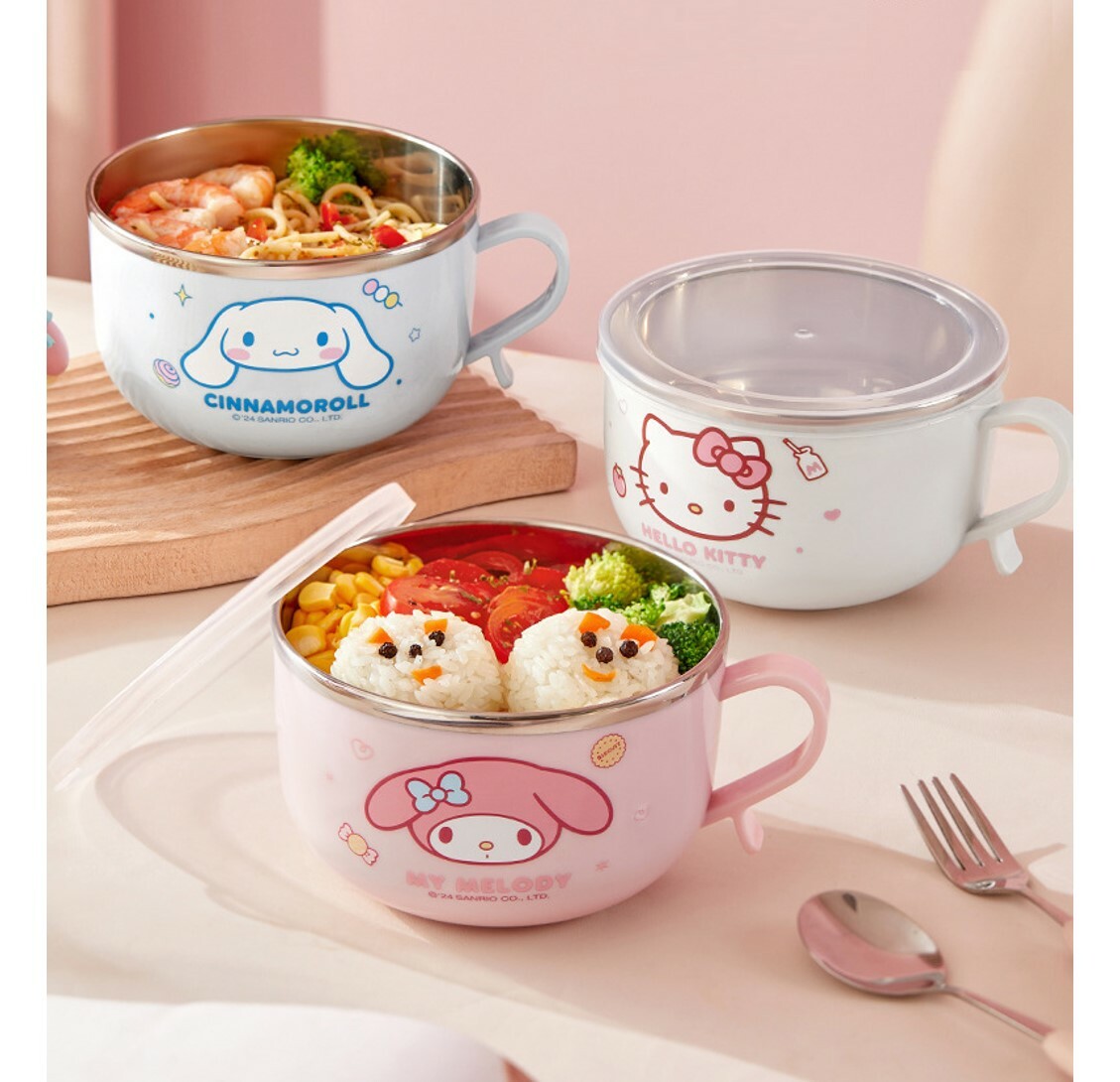 玉桂狗 Sanrio |  不銹鋼碗 湯碗 800ml