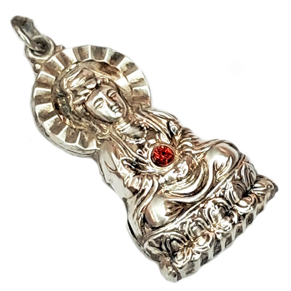 觀音菩薩{925銀}雙面墜3公分 【十方】139963